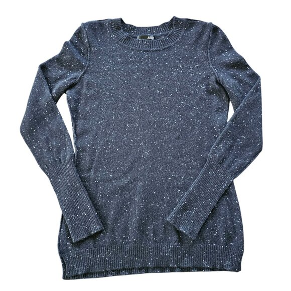 Aqua Cashmere Women's Sweater Black and white dots size M - Picture 1 of 8